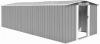 VidaXL Tuinschuur 257x580x181 cm metaal grijs online kopen