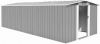 VidaXL Tuinschuur 257x580x181 cm metaal grijs online kopen