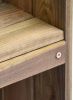 VIDAXL Tuinschuur 36x36x163 cm ge&#xEF, mpregneerd grenenhout online kopen
