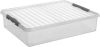 Sunware Q line Bedbox 60 Liter Transparant 80x50x18 Cm ZONDER WIELEN online kopen