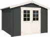 Outdoor Life Products | Tuinhuis Norah 275 x 275 | Gecoat | Carbon Grey Wit online kopen