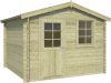 Outdoor Life Products | Tuinhuis Nina 275 x 230 | Geïmpregneerd | Olijfgroen online kopen