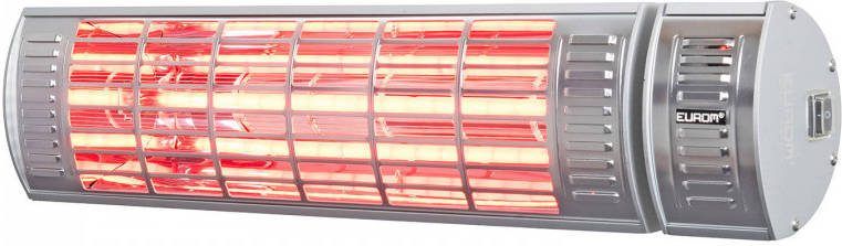 EUROM Golden 2000 ULTRA RCD Terras -/Parasolverwarmer incl.  afstandbediening 2000W 560 x 130 x 120mm zilver - Tuinhuis-totaalmarkt.nl